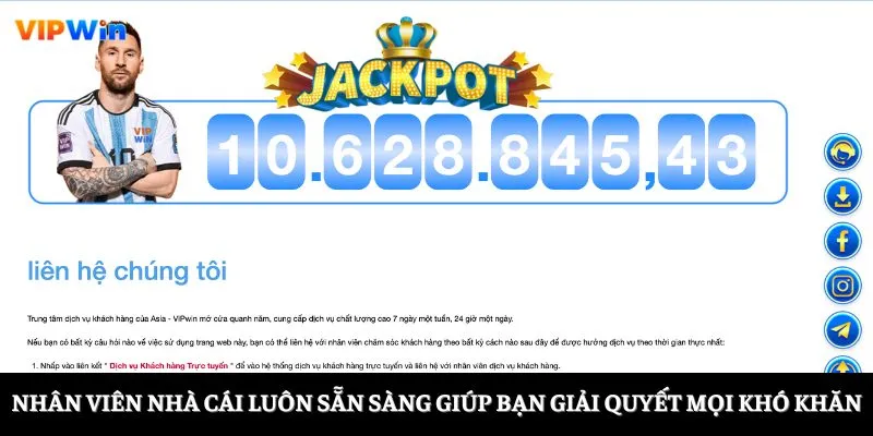 Nhân viên nhà cái luôn sẵn sàng giúp bạn giải quyết mọi khó khăn